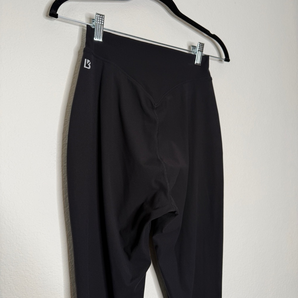 Buffbunny Black Fitted Jogger Waist Tie Zipper Pockets Ankle Cuffs Size S - Picture 5 of 8